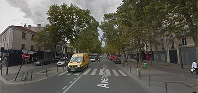 L'avenue Corentin-Cariou, prolongement de la N2 dans Paris  en grand format (nouvelle fenêtre)