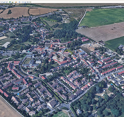 Tremblay-en-France (Vue Google 3D)  en grand format (nouvelle fenêtre)