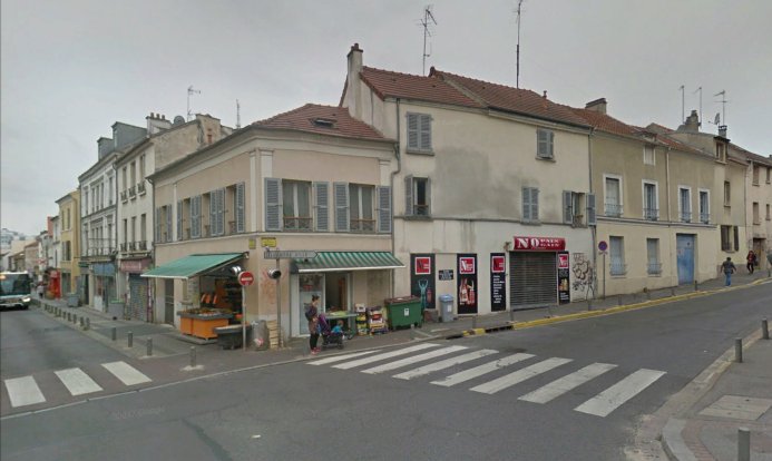 Bagnolet - Angle des rues Sadi Carnot et Marie-Anne Colombier  en grand format (nouvelle fenêtre)