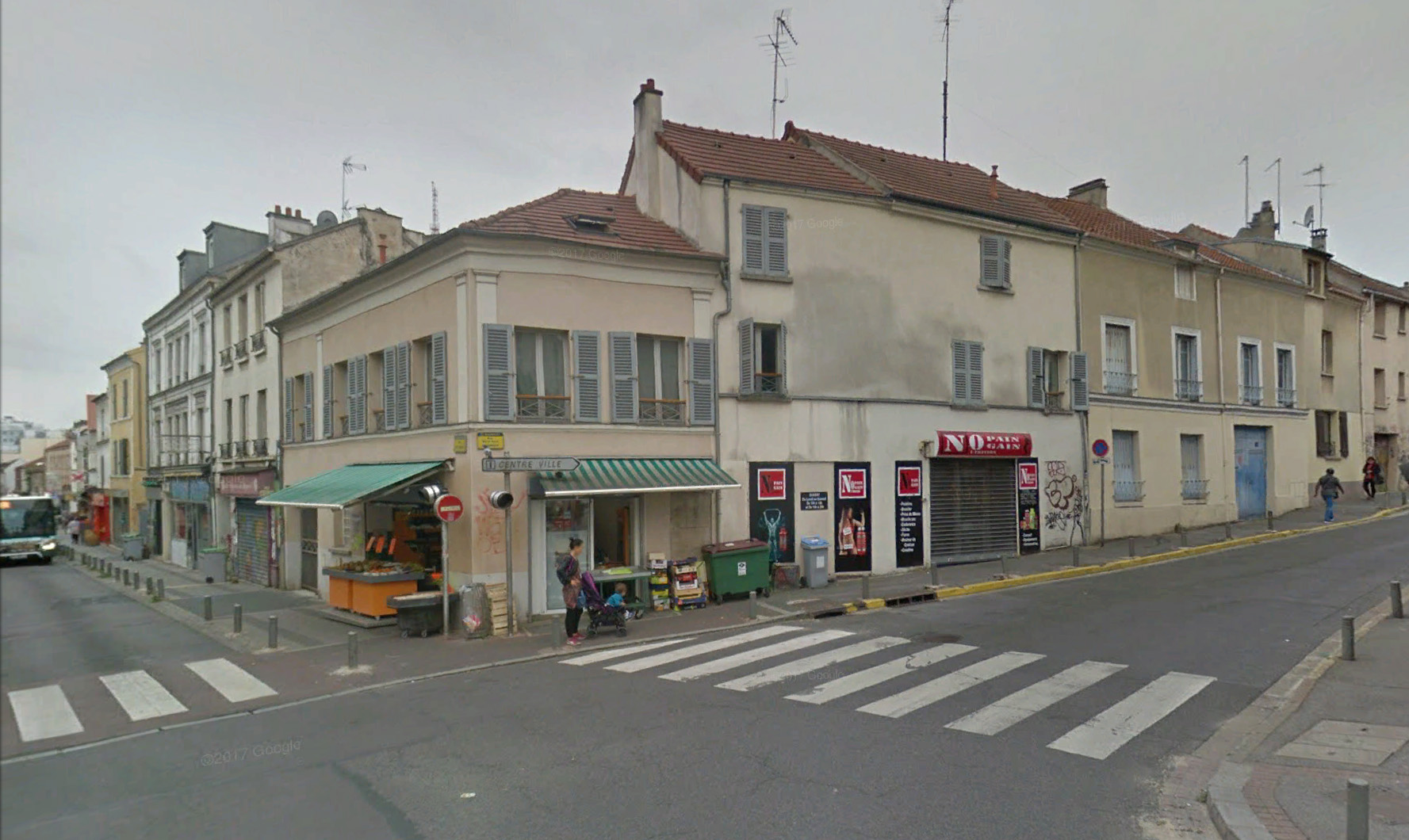 Bagnolet - Angle des rues Sadi Carnot et Marie-Anne Colombier