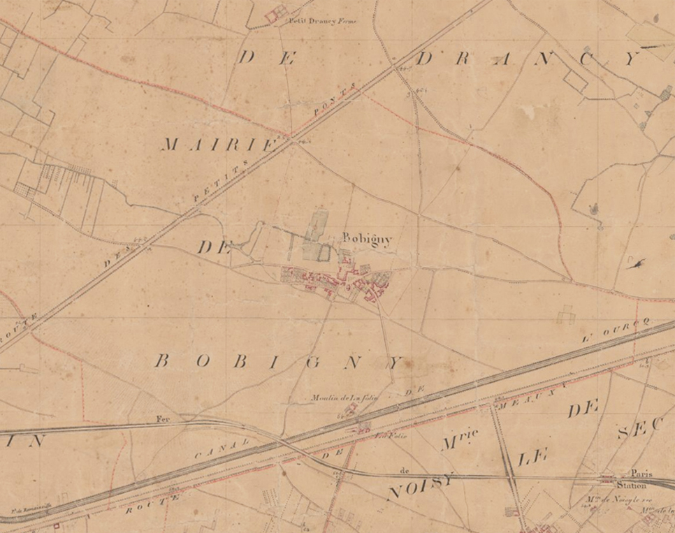 Carte de 1822 environ 