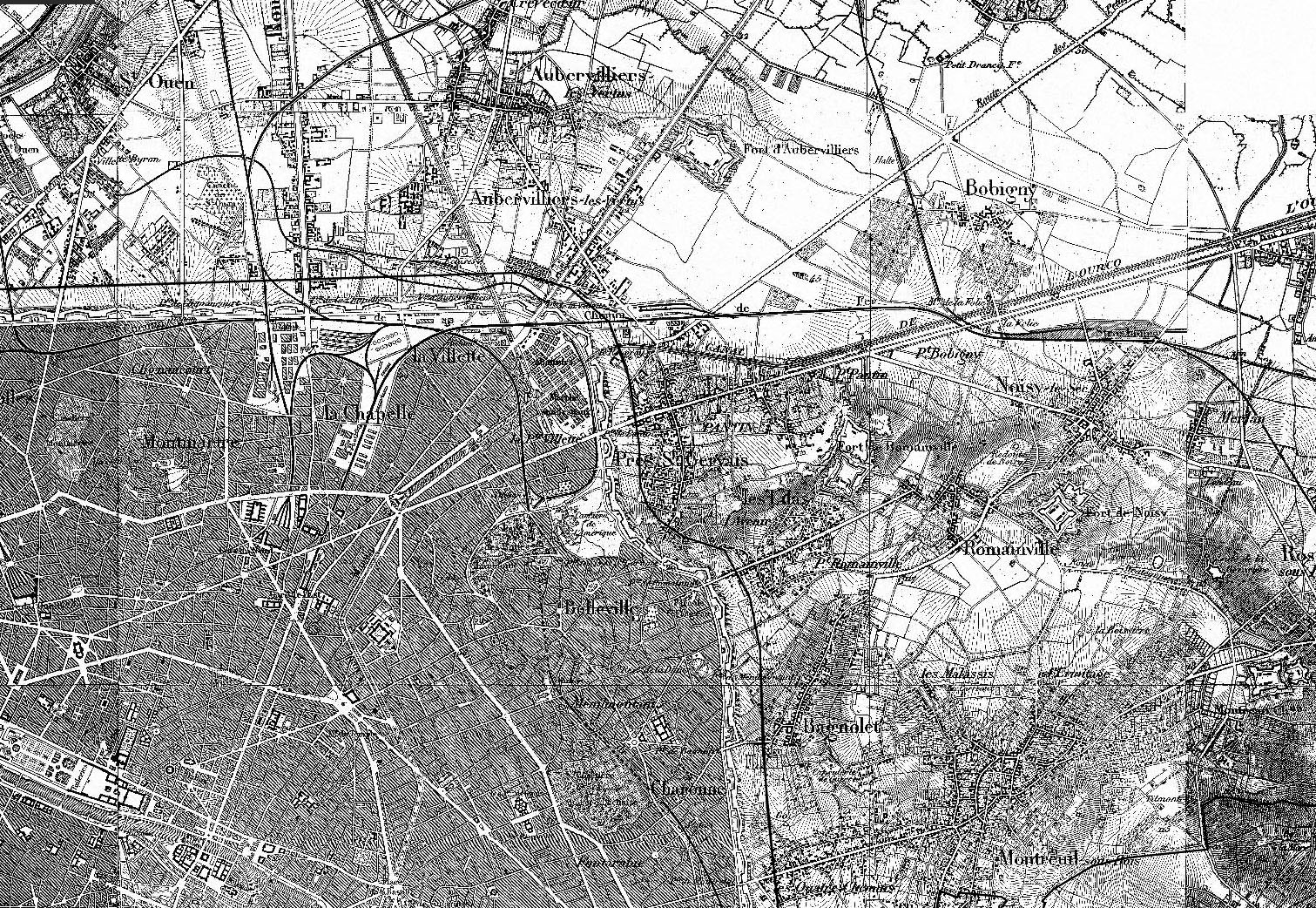  Carte de 1877 (la frontière, en noir, est celle d'aujourd'hui, elle a peu changé depuis 1860)