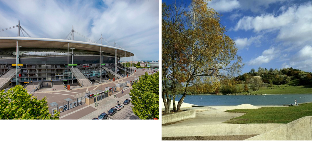 Stade de France, parc de La Courneuve