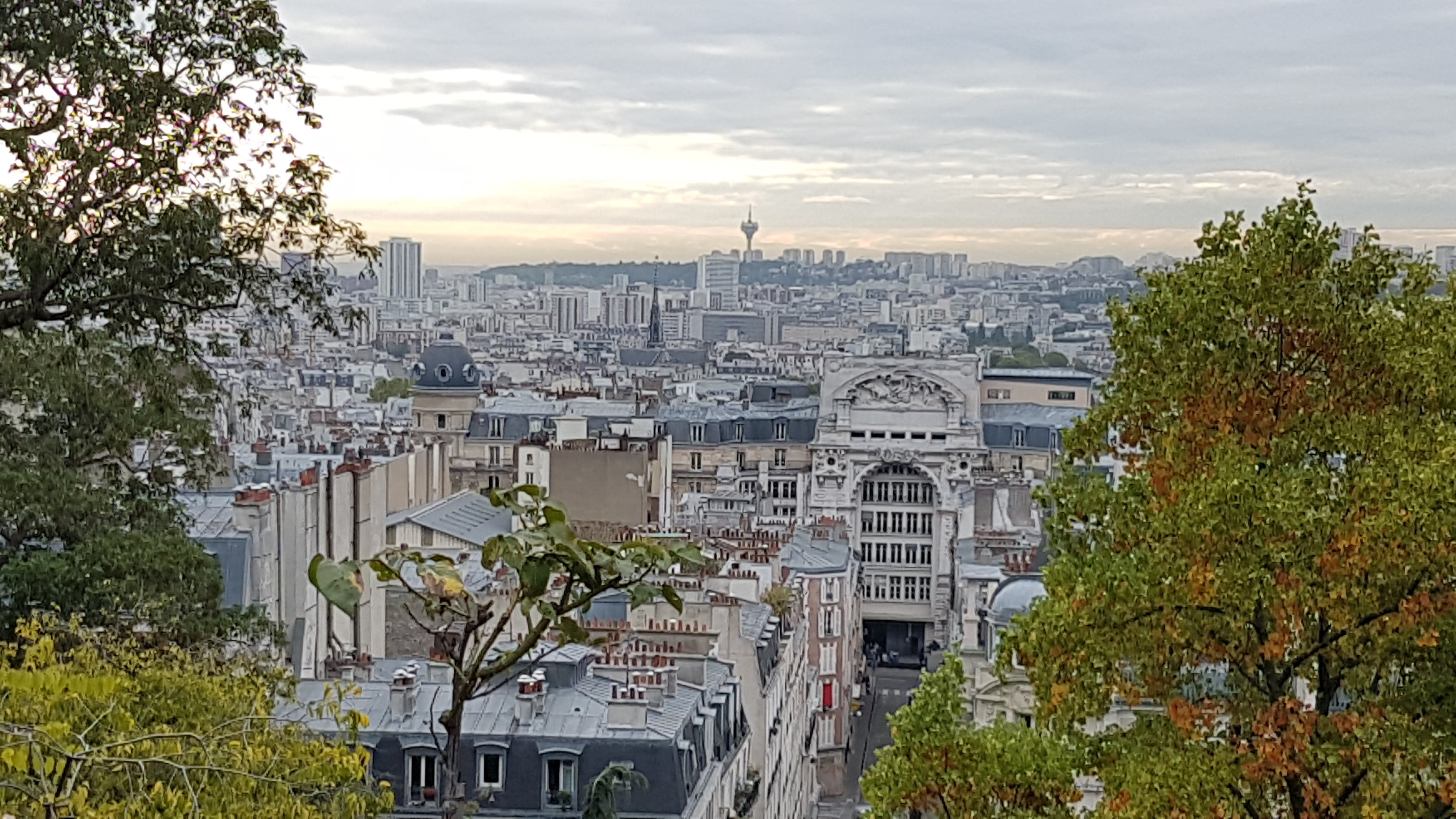 Vue depuis la butte Montmartre