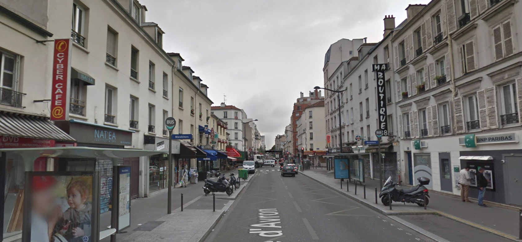 La rue d'Avron (anc. avenue de Montreuil) à Paris