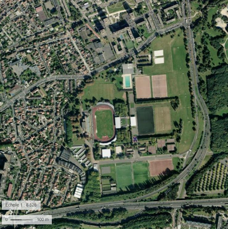 Les terrains de sport de Marville