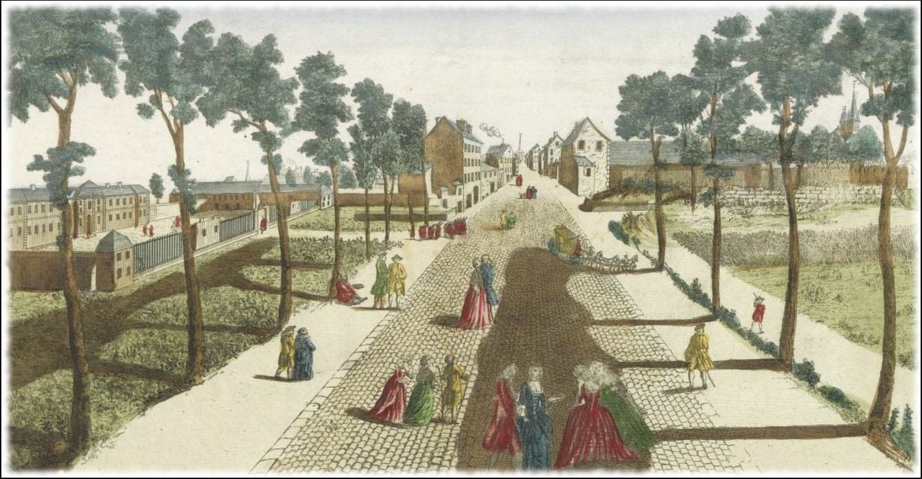 La route de Paris à St-Denis