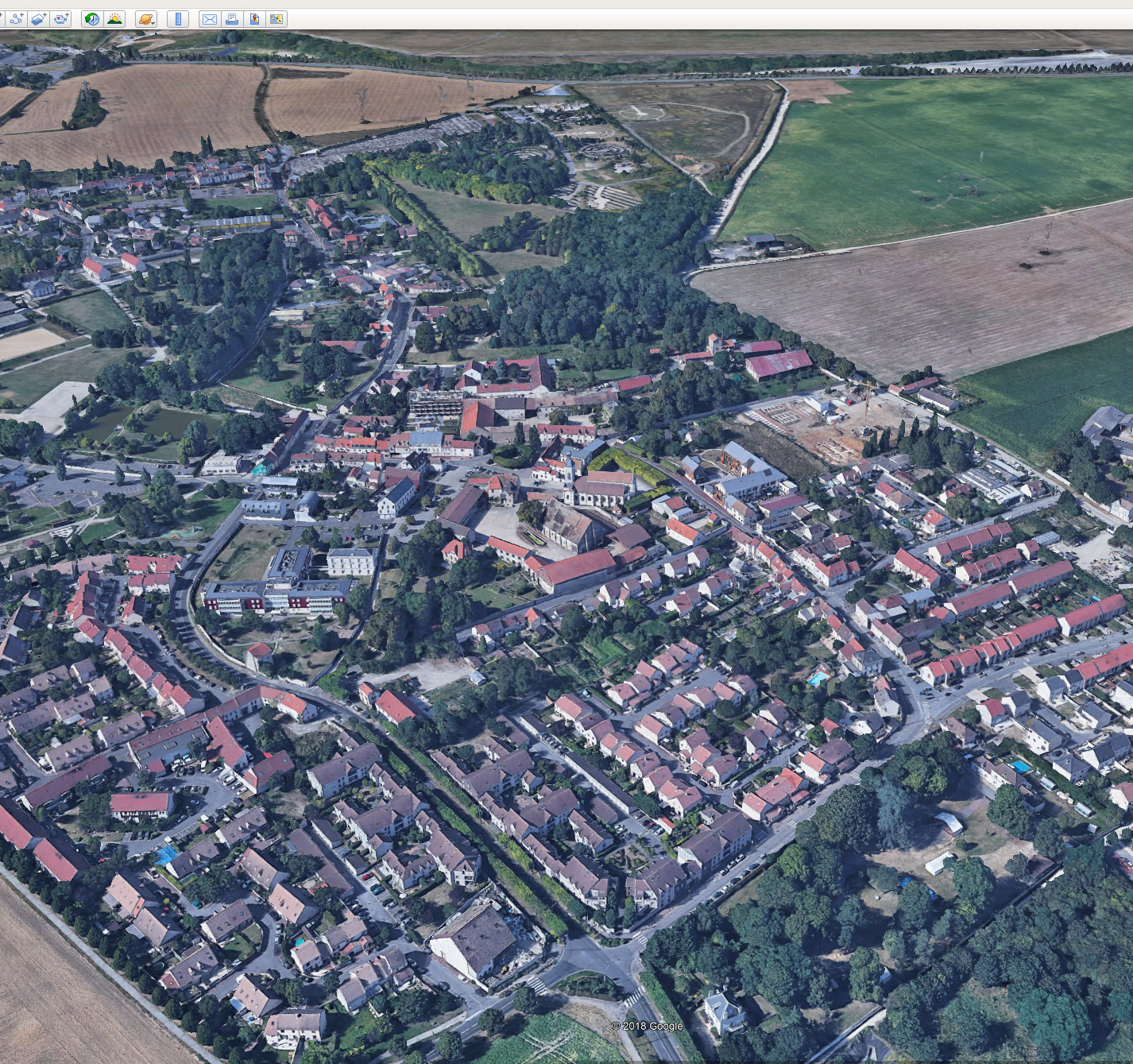 Tremblay-en-France (Vue Google 3D)